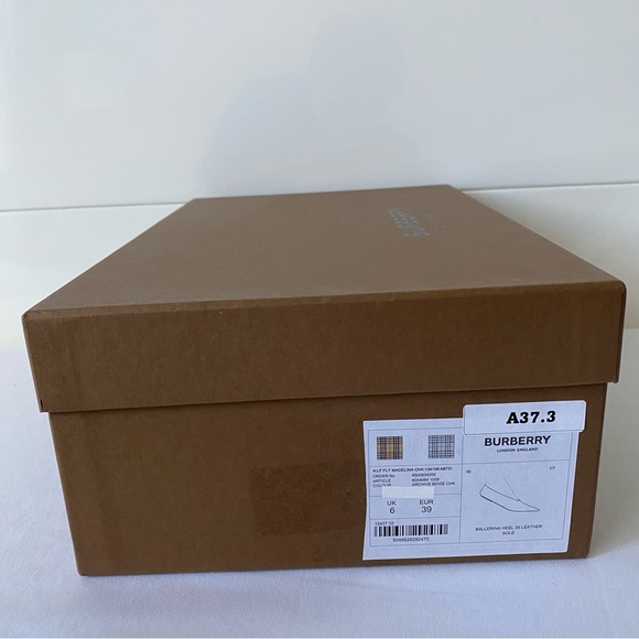 NWT 100% Authentic Burberry Madelina Ballet Flats - Picture 13 of 13